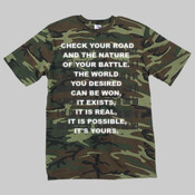 The Nature of Your Battle... - Code V Camouflage T-Shirt